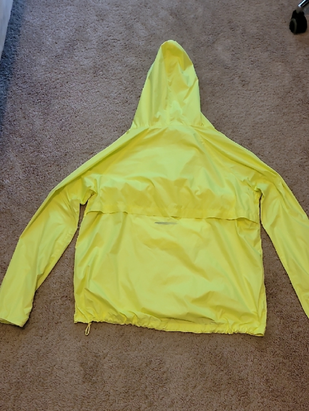 Under Armour Storm 1 Women's Neon Yellow Hooded Pullover Jacket - Picture 4 of 7